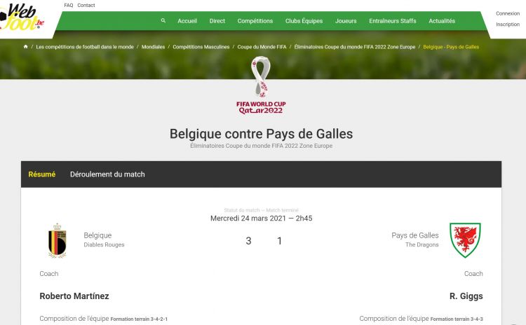 België Wales 3-1 wedstrijdoverzicht België Wales 3 -1